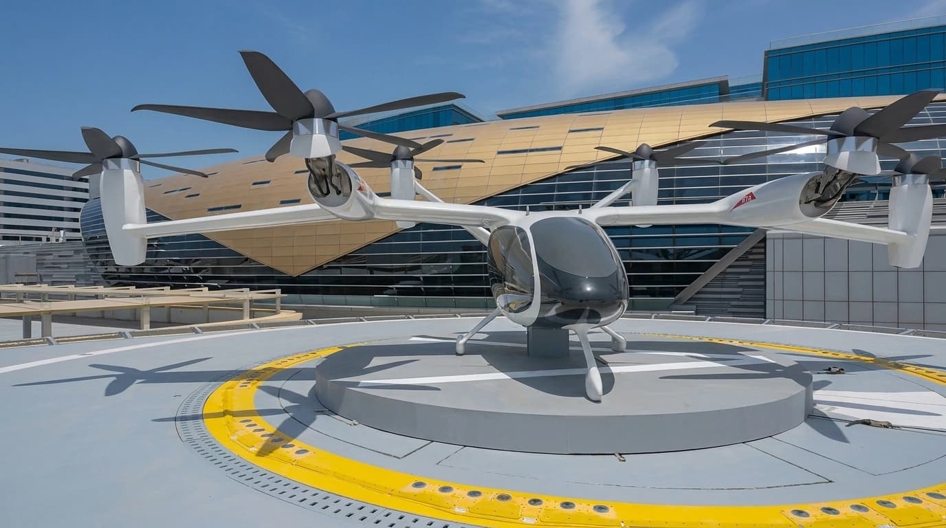 Первая станция Air Taxi в Дубае: новый виток городской мобильности