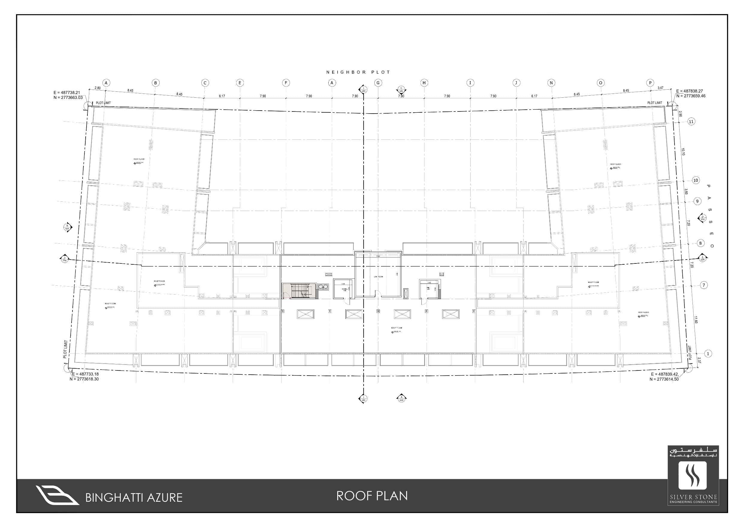 Binghatti Azure Roof Floor Plan