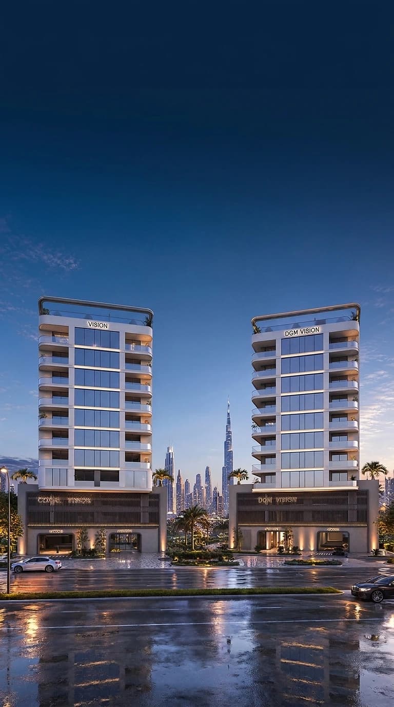 Coral by Vision & DGM Vision apartments in Jumeirah Garden City, Dubai