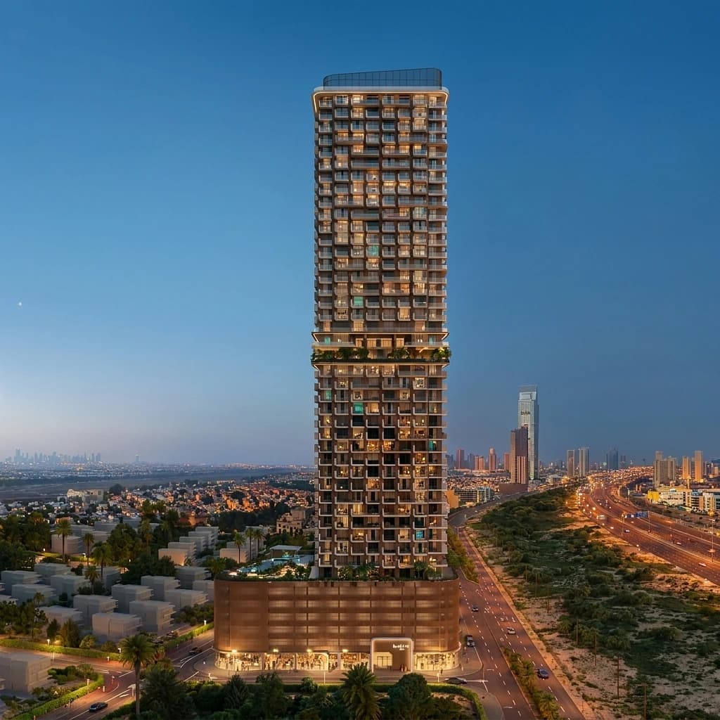 OR1ON SKY in Jumeirah Village Circle Dubai exterior