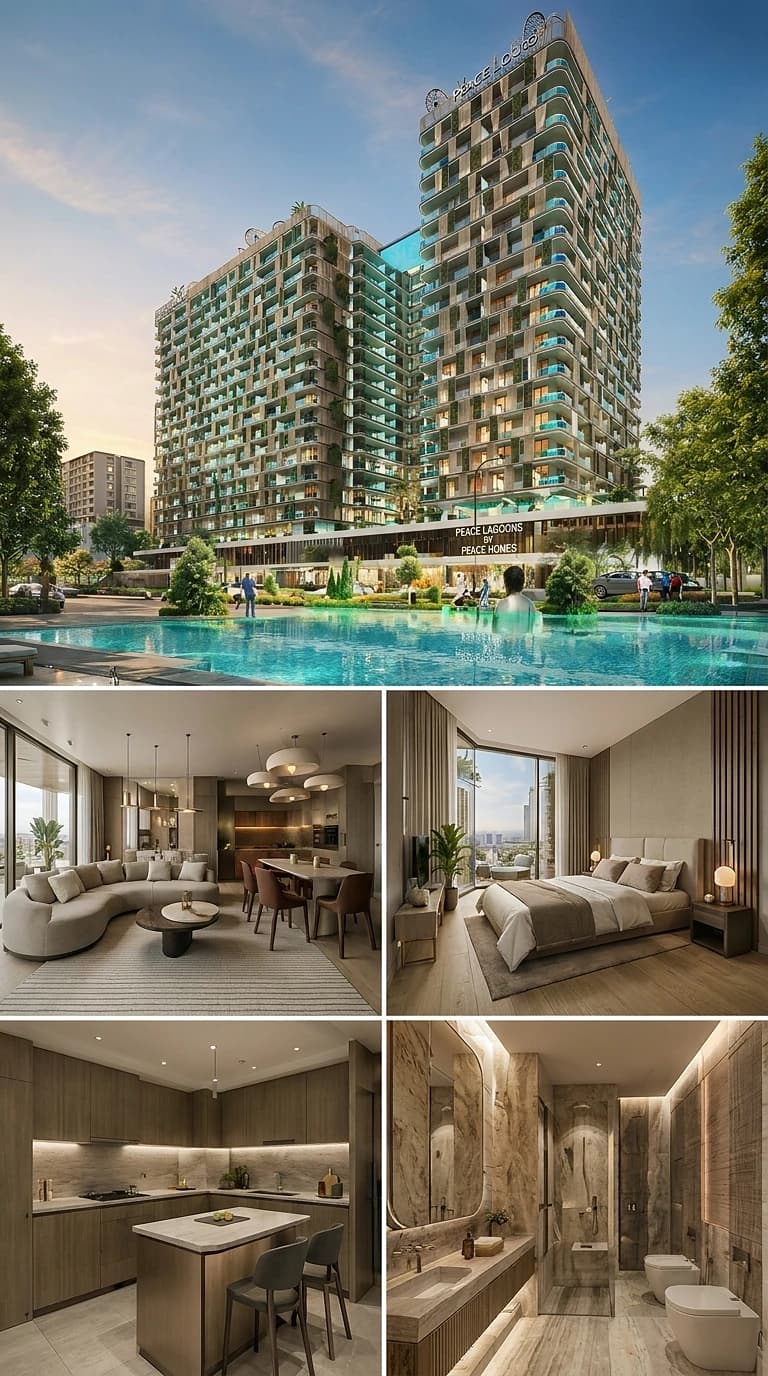 Peace Lagoon 1 apartments in DLRC, Dubai