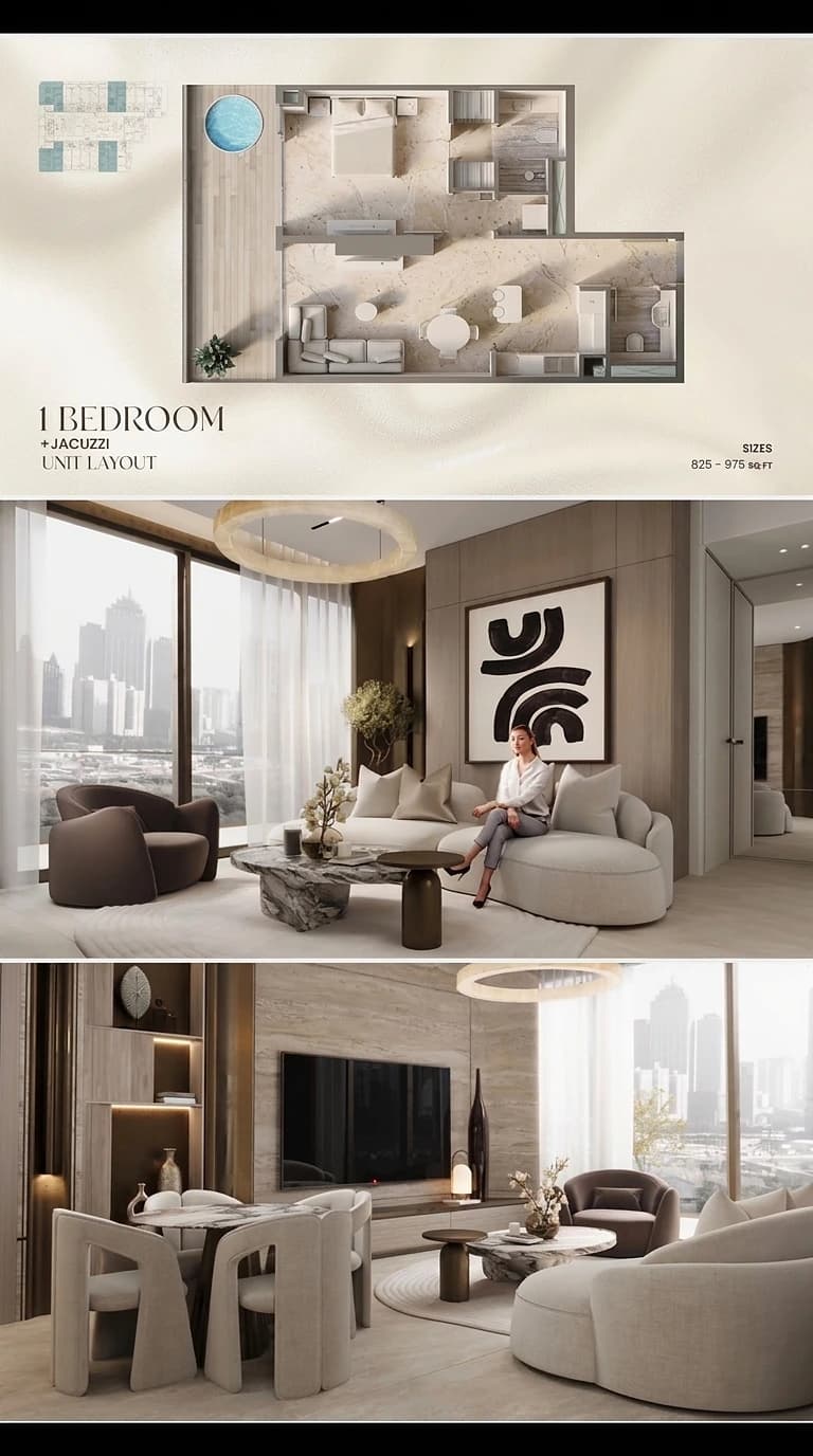 Project Skyline by Peace Homes in Dubai Land Residence Complex (DLRC)
