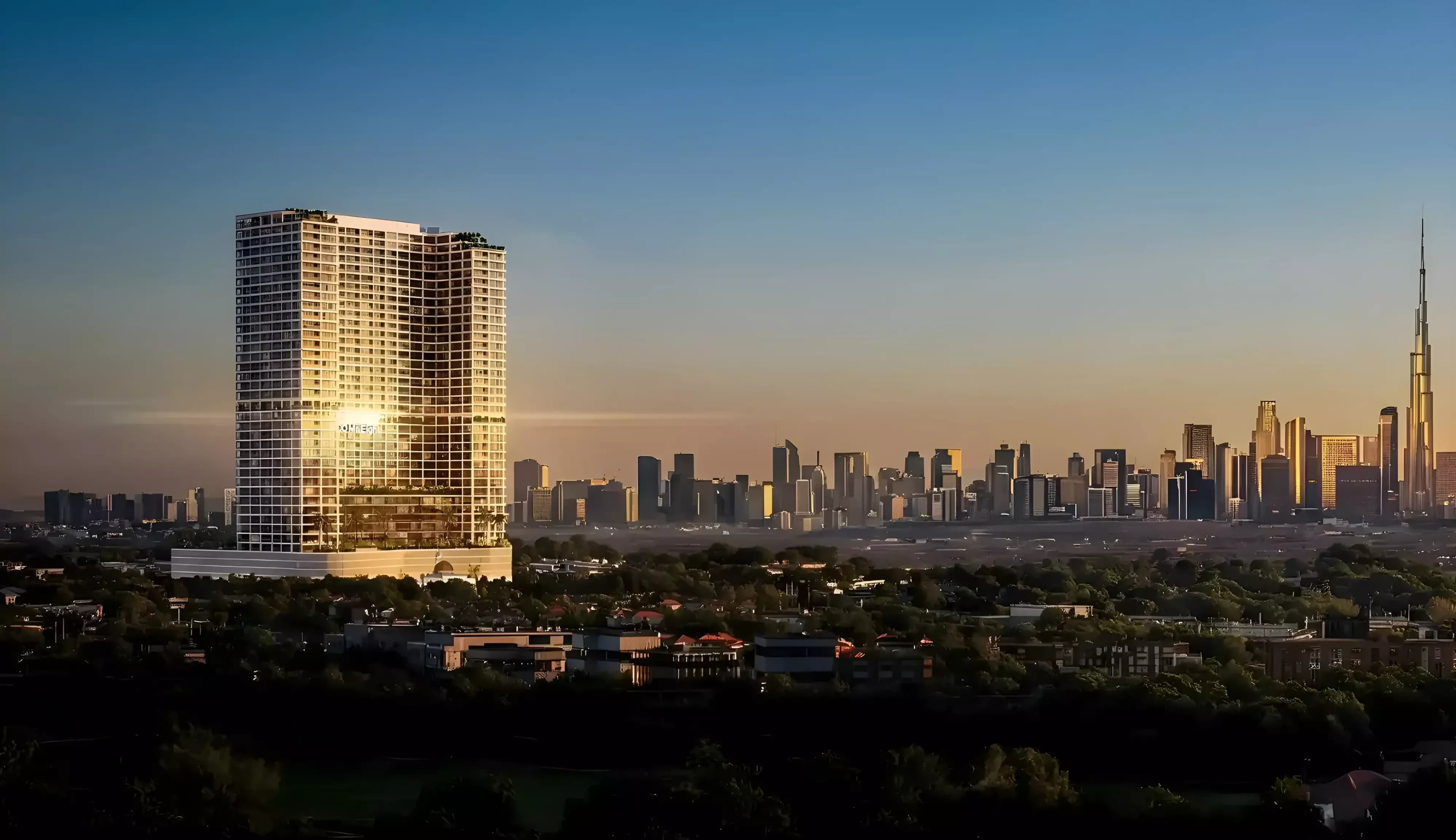 The Wow Tower in DLRC, Dubai residential apartments exterior