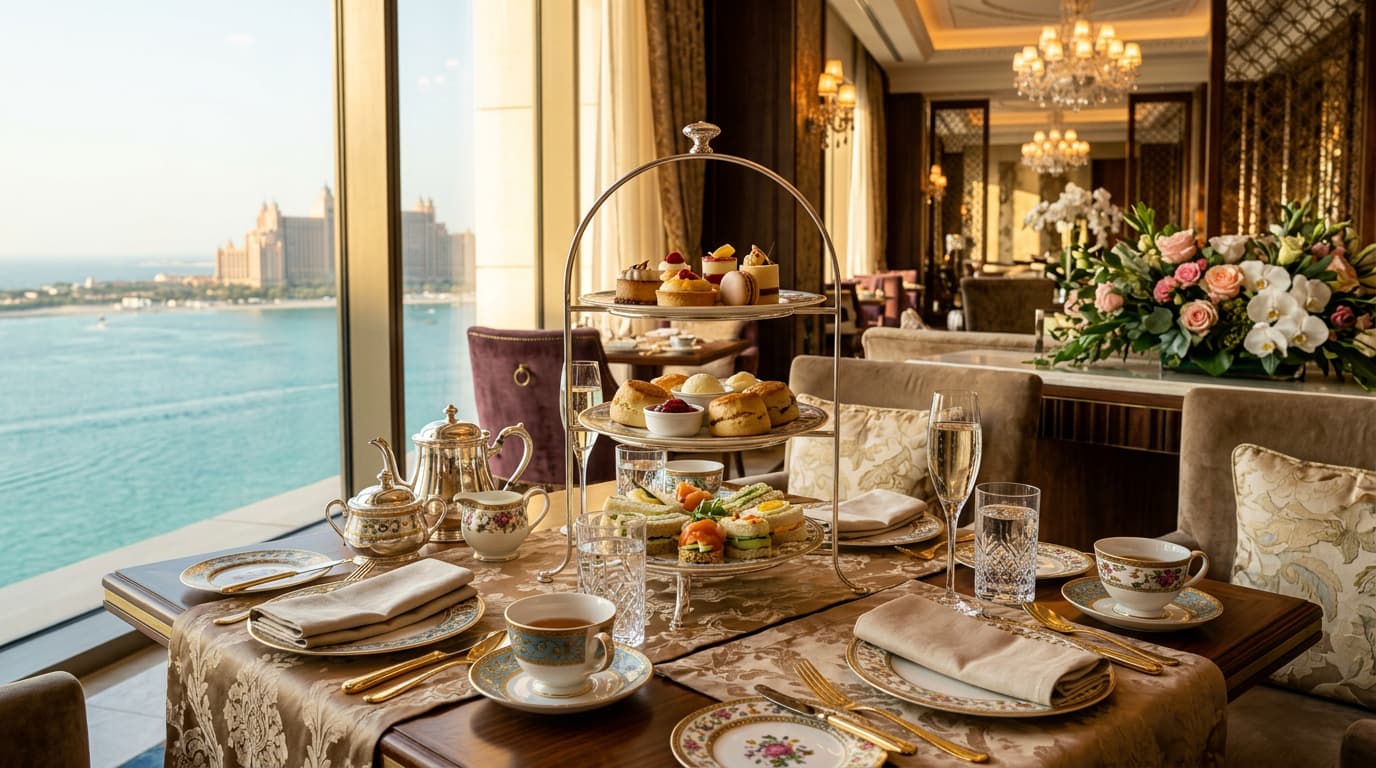 Сколько стоит afternoon tea в Atlantis The Royal и когда его подават?