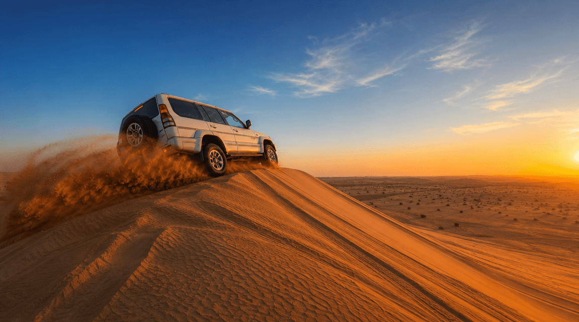 Is desert driving and dune bashing in Al Marmoom safe and what to expect?
